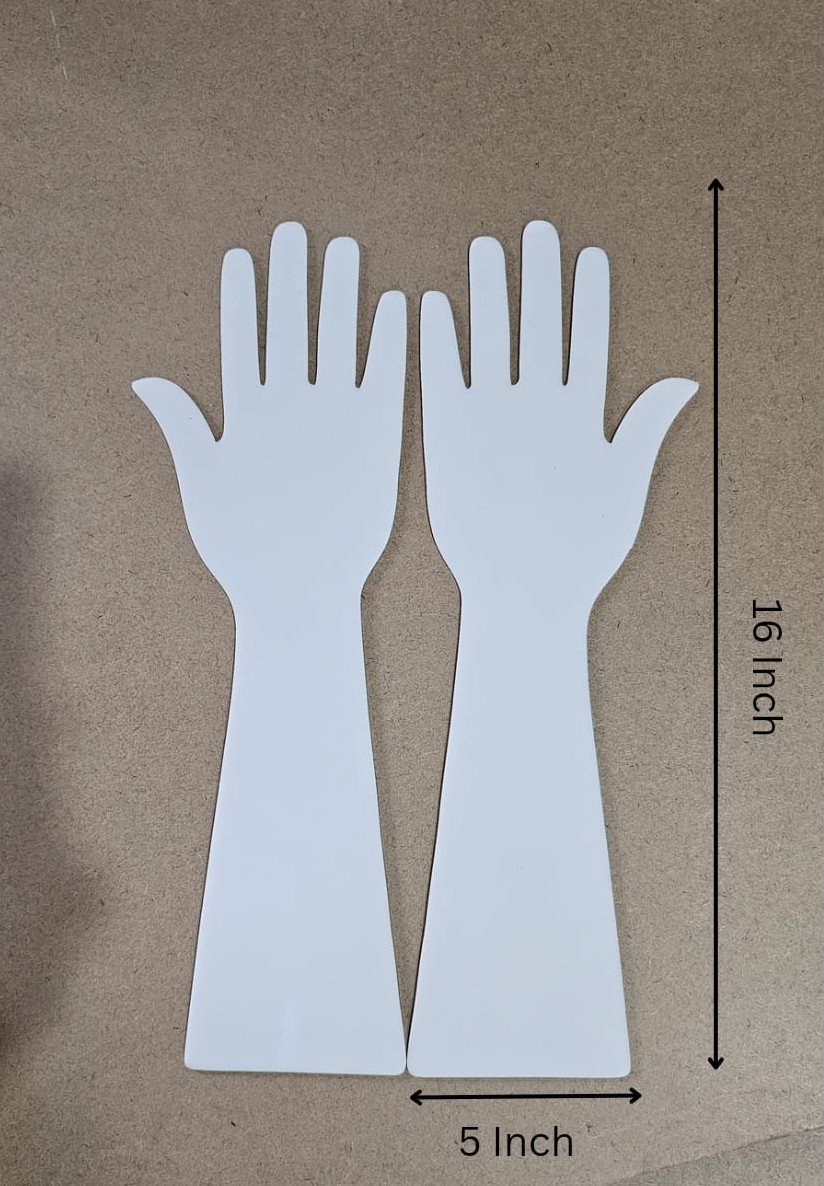 Acrylic Mehandi Practice Hand